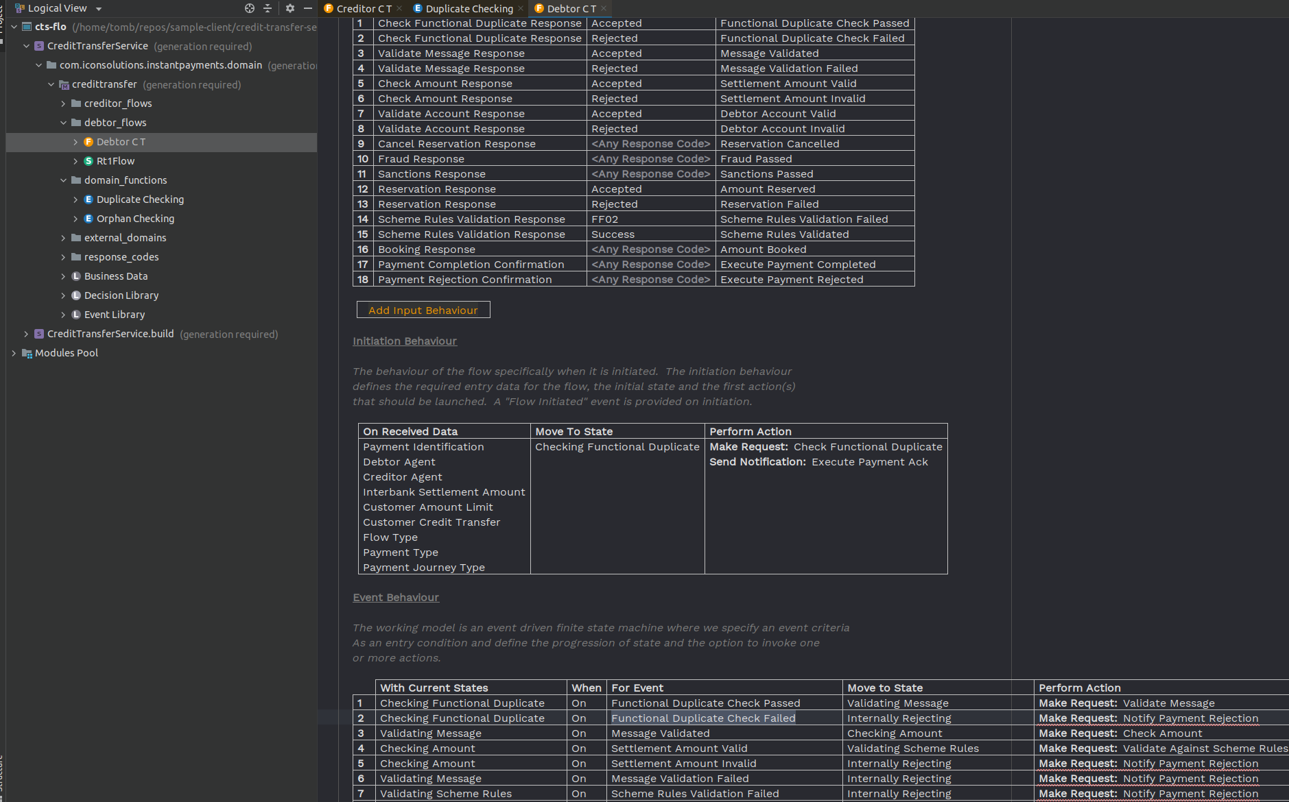 duplicate check flow