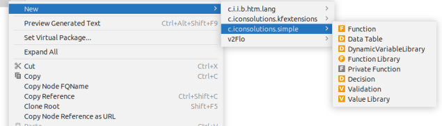 simple lang create node