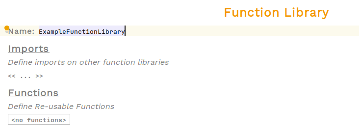 create a function library step 2