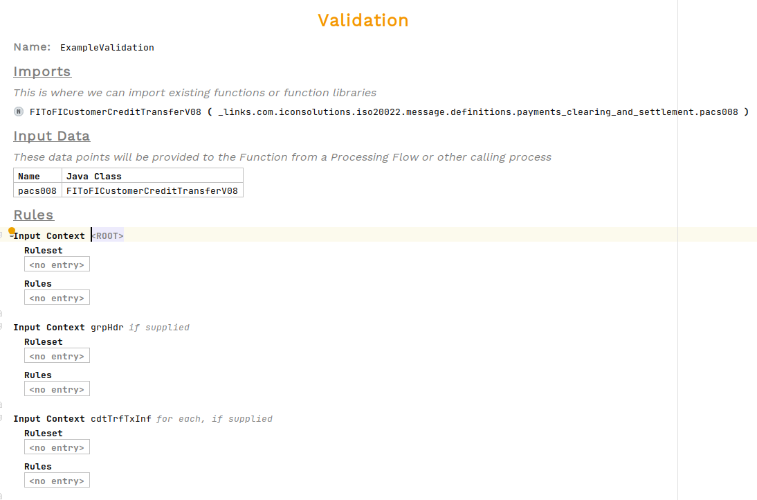 create a validation step 4