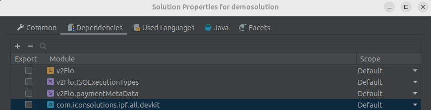Import rules library