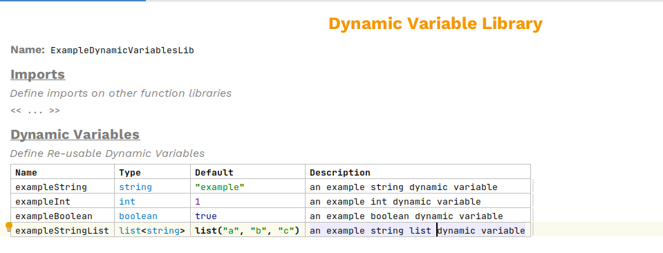 create dynamic variable step 7