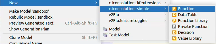 create a function step 1