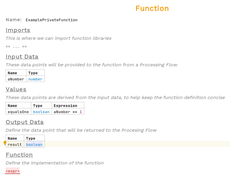 create a private function step 5
