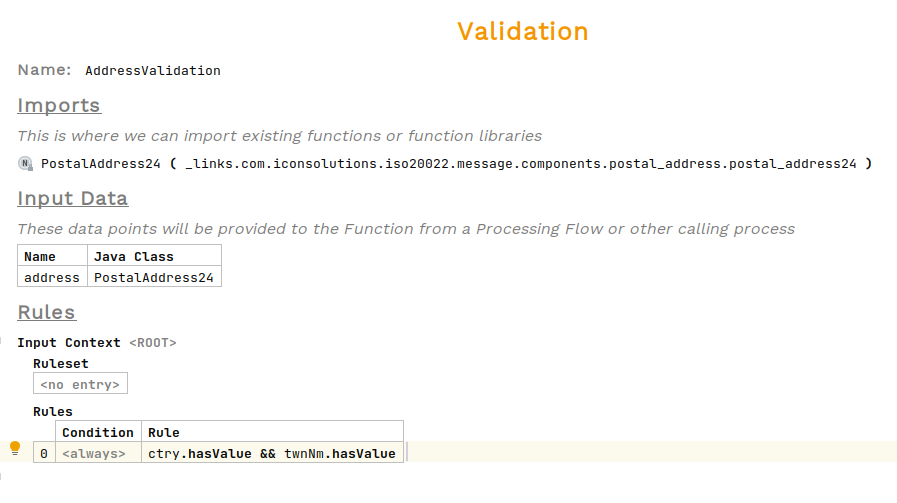 create a validation step 6 1