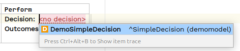 simple decision name