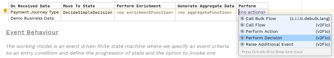 simple decision perform