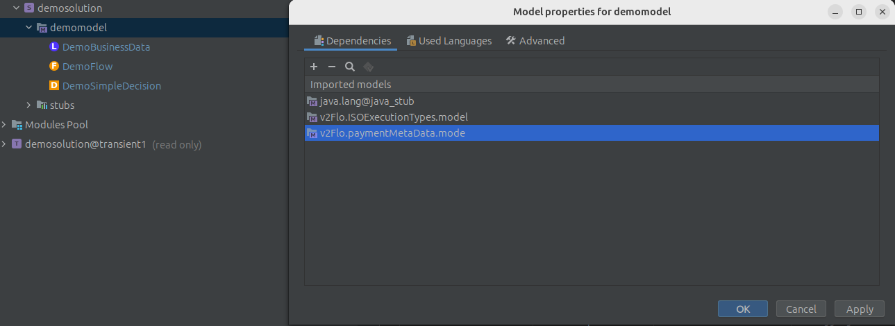 Module properties