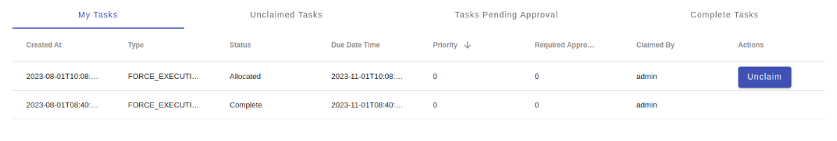 Unclaim button   isolated