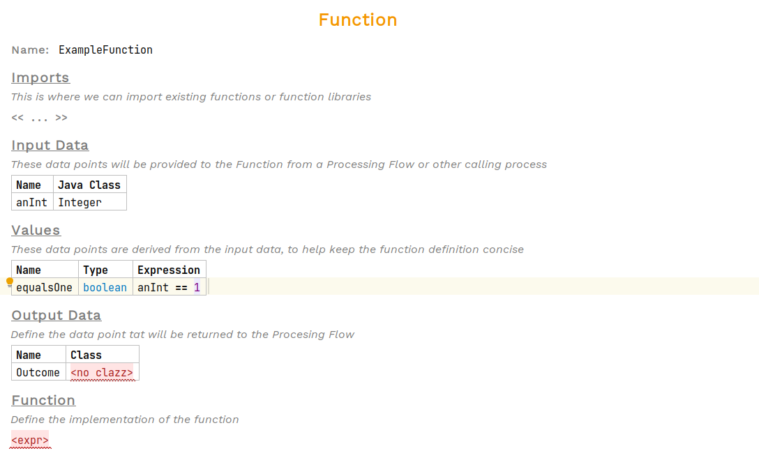 create a function step 4