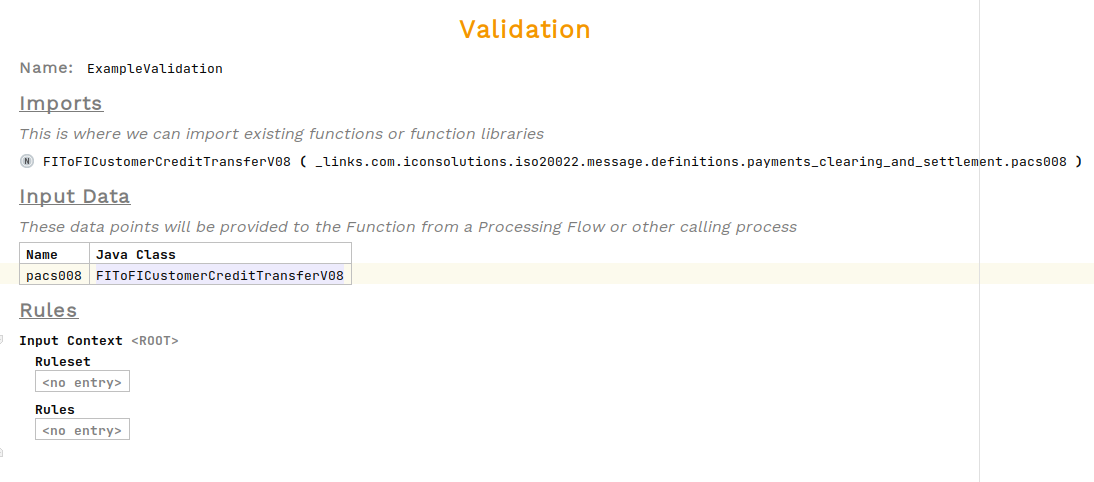create a validation step 3