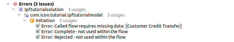 calling1 validation errors