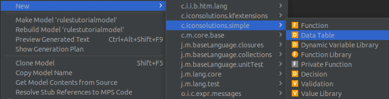 create data table node
