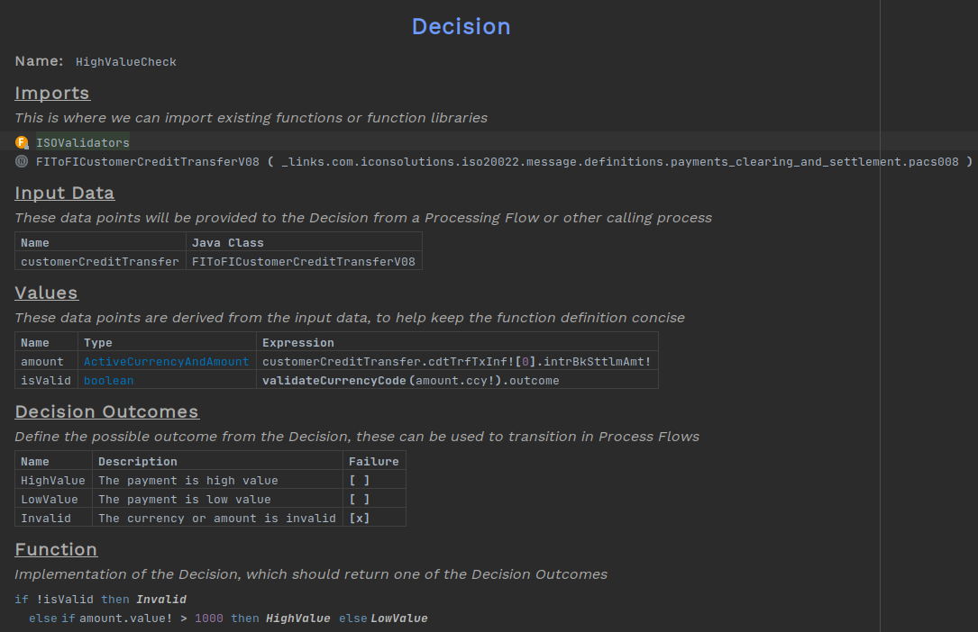 decision rules library